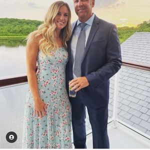 Lulus Light Sage Green Floral Print Tiered Maxi Dress